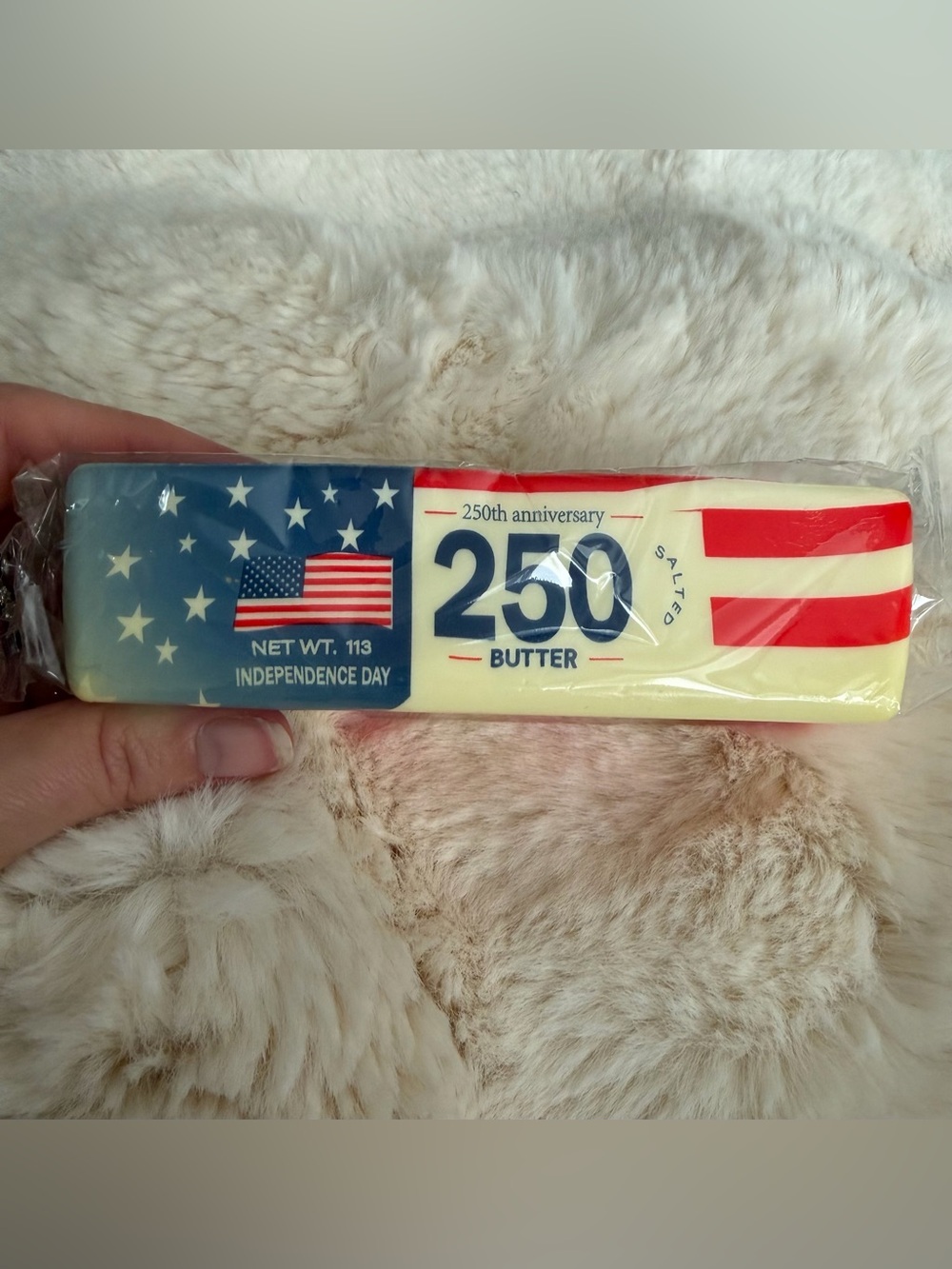 ✨🇺🇸LIMITED EDITION & RARE AMERICA 250 BUTTER SQUISHY/ SQUEEZY TOY🇺🇸✨